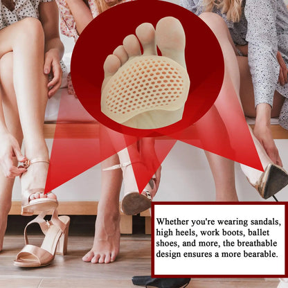 Reusable Breathable Toe Cushion Sleeves for Pain Relief