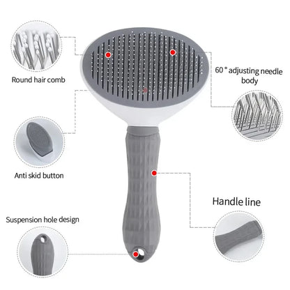 Pet Hair Brush for Dogs and Cats