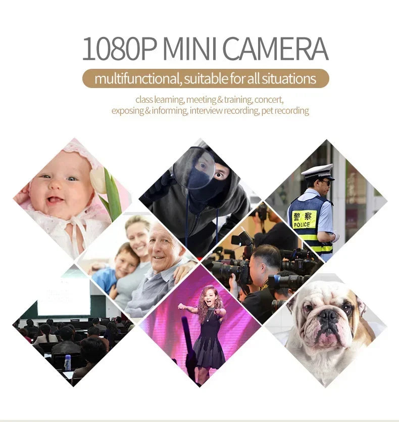 Portable 4K Mini HD Camera 1080p