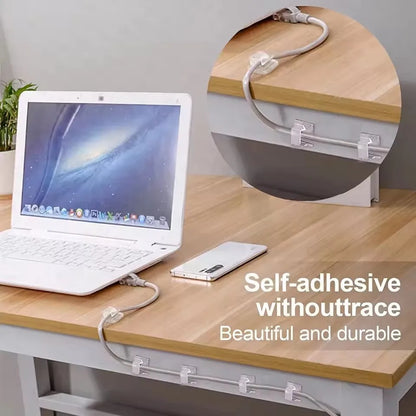 Cable Organizer Clips Wire Winder Holder