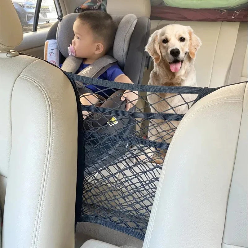 Mesh Divider Storage Bag Between Seats Car