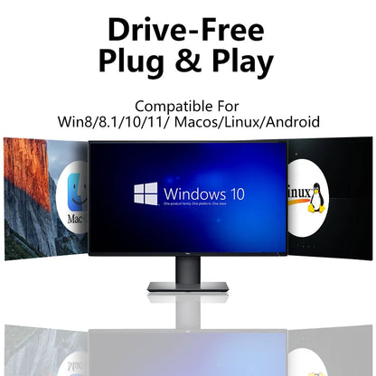 5Gbps 4-in-1 USB Hub Ultra-Slim Adapter