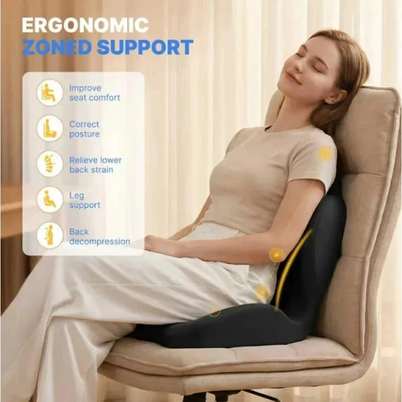 Ergonomic Memory Foam Chair Cushion for Office and Car