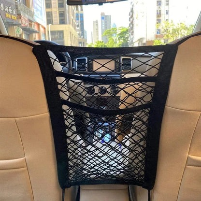 Mesh Divider Storage Bag Between Seats Car