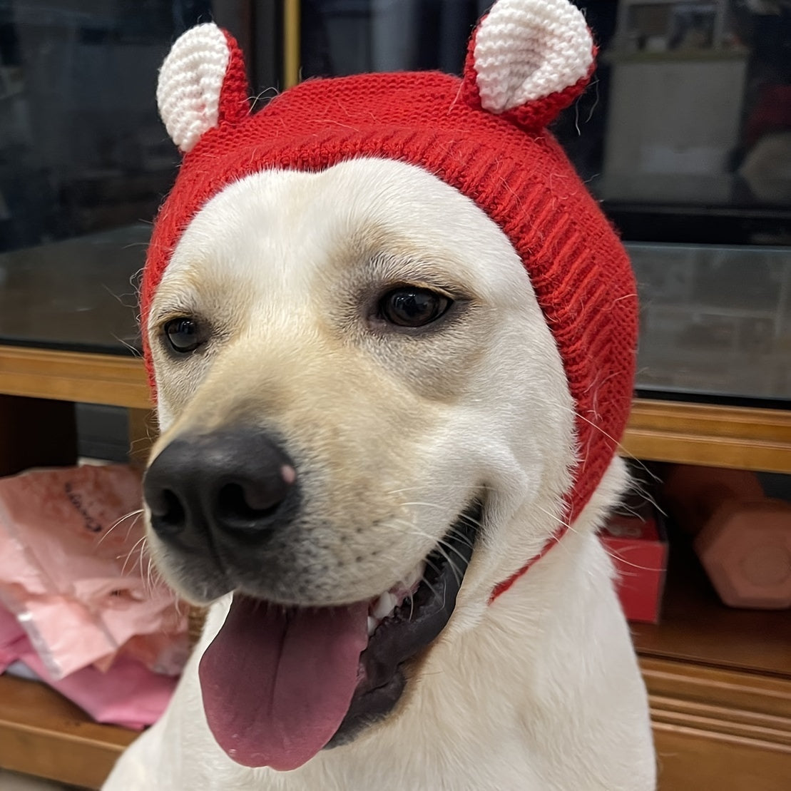 Warm Winter Knitted Cap for Dogs