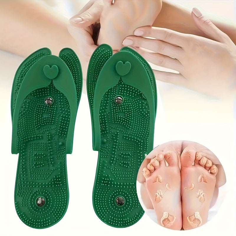 1 Pair of Silicone Acupressure Massage Slippers