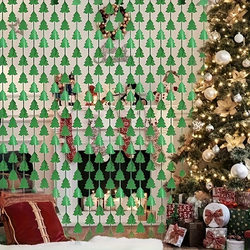1-Piece Christmas Tree Tassel Ribbon