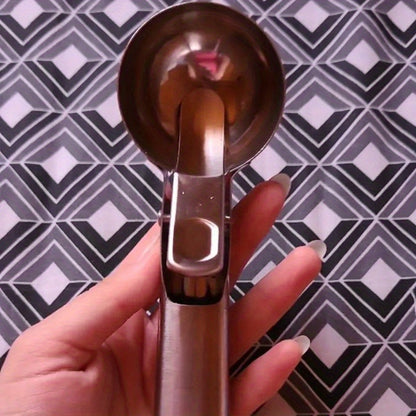 Premium Stainless Steel Ice Cream Scoop with Trigger