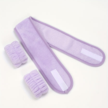 Headband & Wristbands for Face Washing