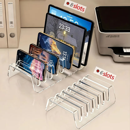 Acrylic Phone, Laptop & Tablet Storage Organizer