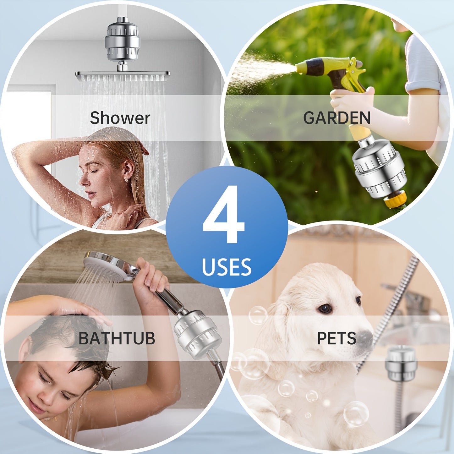Universal Rust-Proof Shower Filter