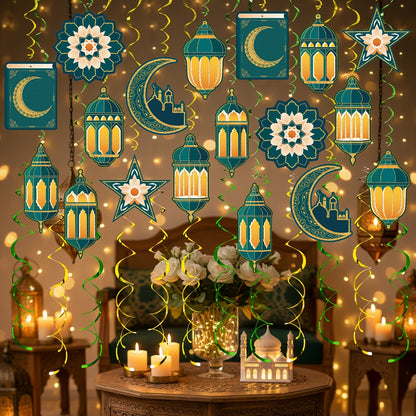 48pcs Eid Al-Fitr Decorations