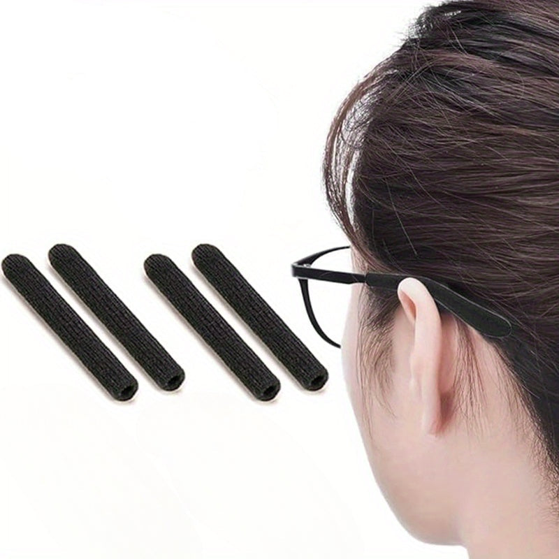 4pcs Anti-Slip Elastic Eyeglass Ear Pads