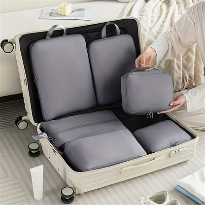6pcs Compression Packing Travel Storage Bags Set