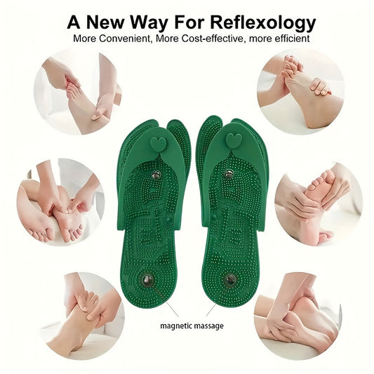 1 Pair of Silicone Acupressure Massage Slippers