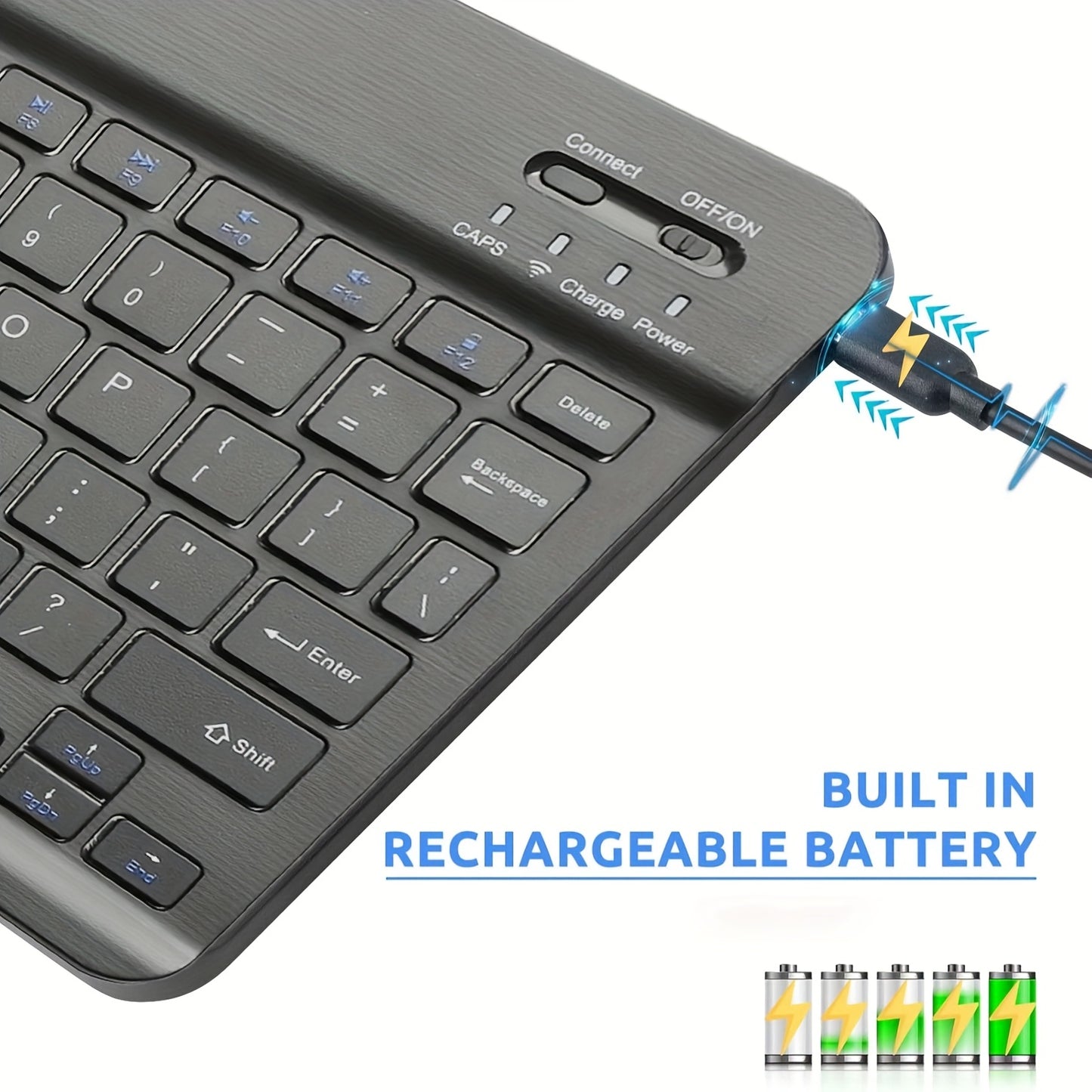 Portable Compact Wireless Keyboard