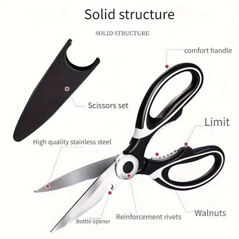 Multifunctional Stainless Steel Scissors