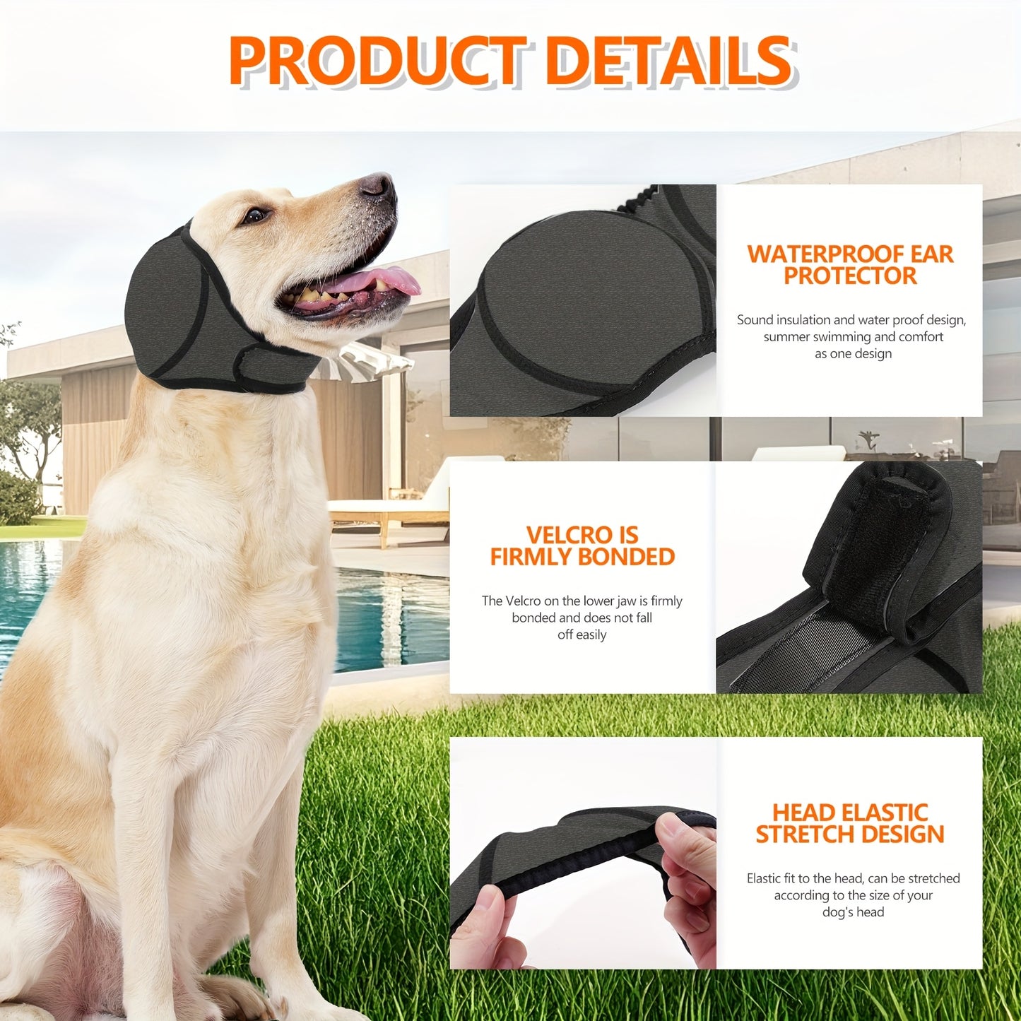 Dog Ear Muffs for Noise Reduction & Hearing Protection
