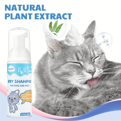 Pet Dry Shampoo Suitable for Cats and Dogs