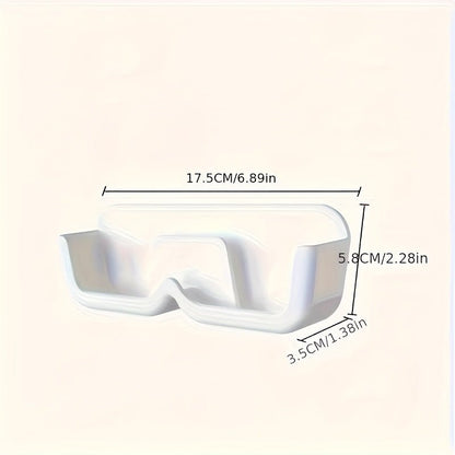 Adhesive Wall - Mounted Storage Shelf for Glasses - HazMarket