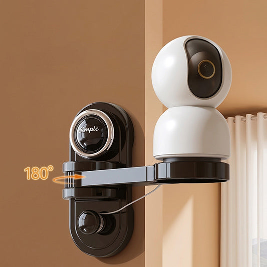 Adjustable Camera Mount with Telescopic Pole & Suction Cup/Wall Bracket