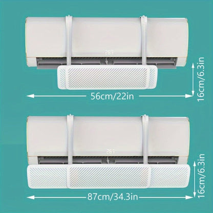 Adjustable Portable Air Conditioner Deflector Wall Mount Universal Wind Screen Cover - HazMarket