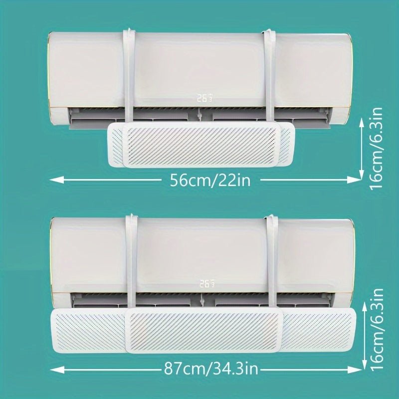 Adjustable Portable Air Conditioner Deflector Wall Mount Universal Wind Screen Cover - HazMarket