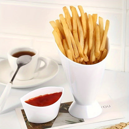 French Fries & Vegetable Salad Cup