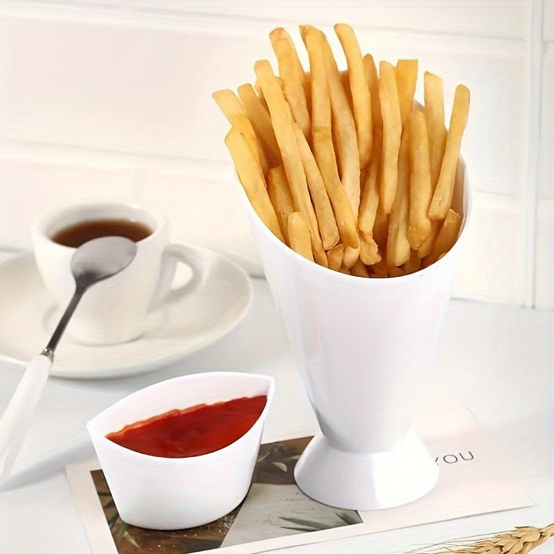 French Fries & Vegetable Salad Cup
