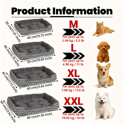 Ultra Soft Plush Bed for Dogs & Cats