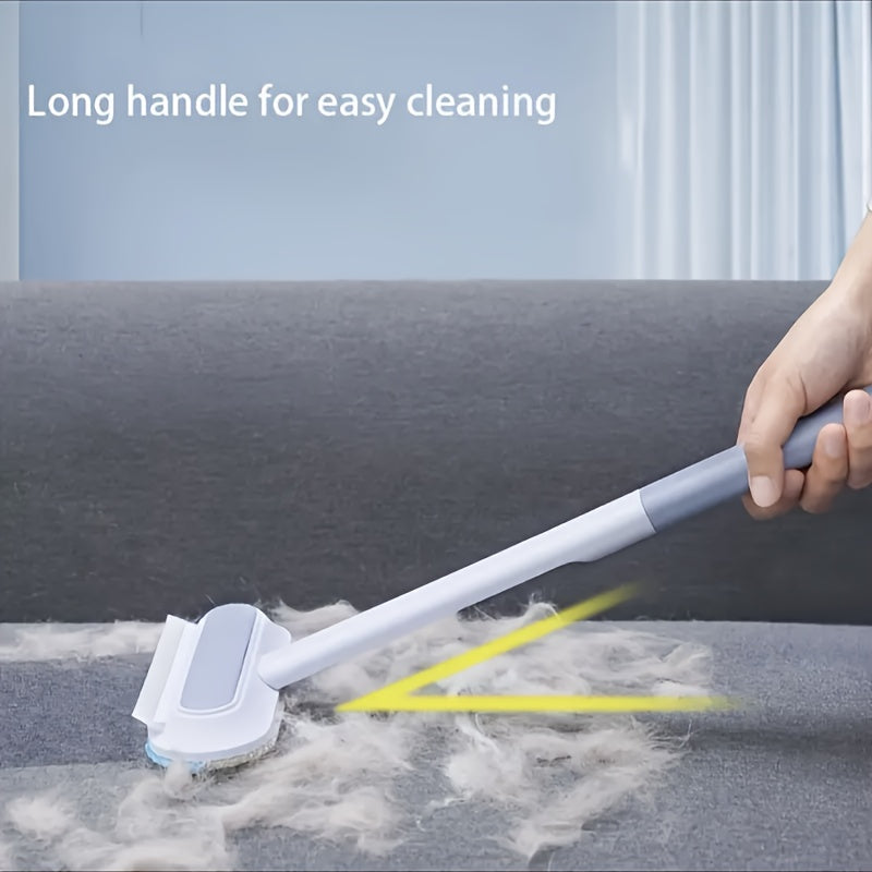 Long-Handle Pet Hair Remover Brush