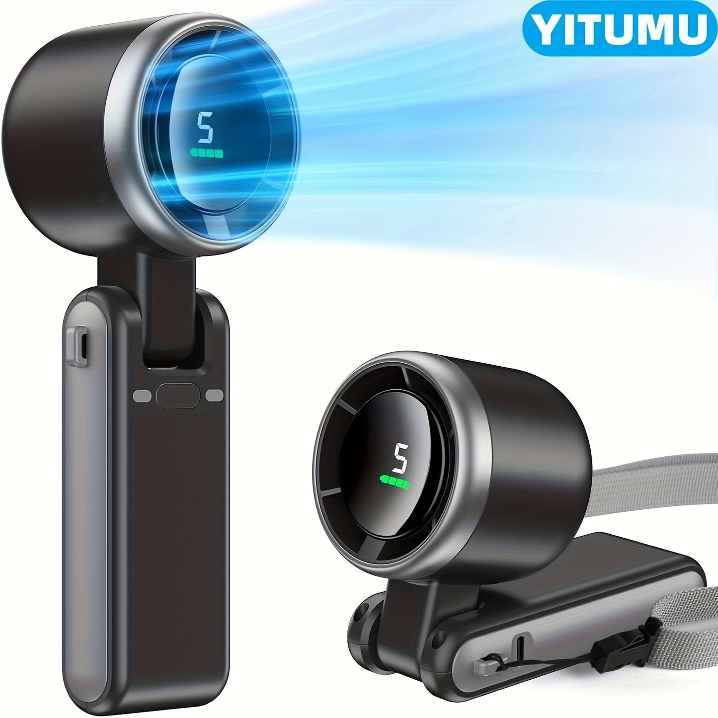 Mini Fan with Digital isplay