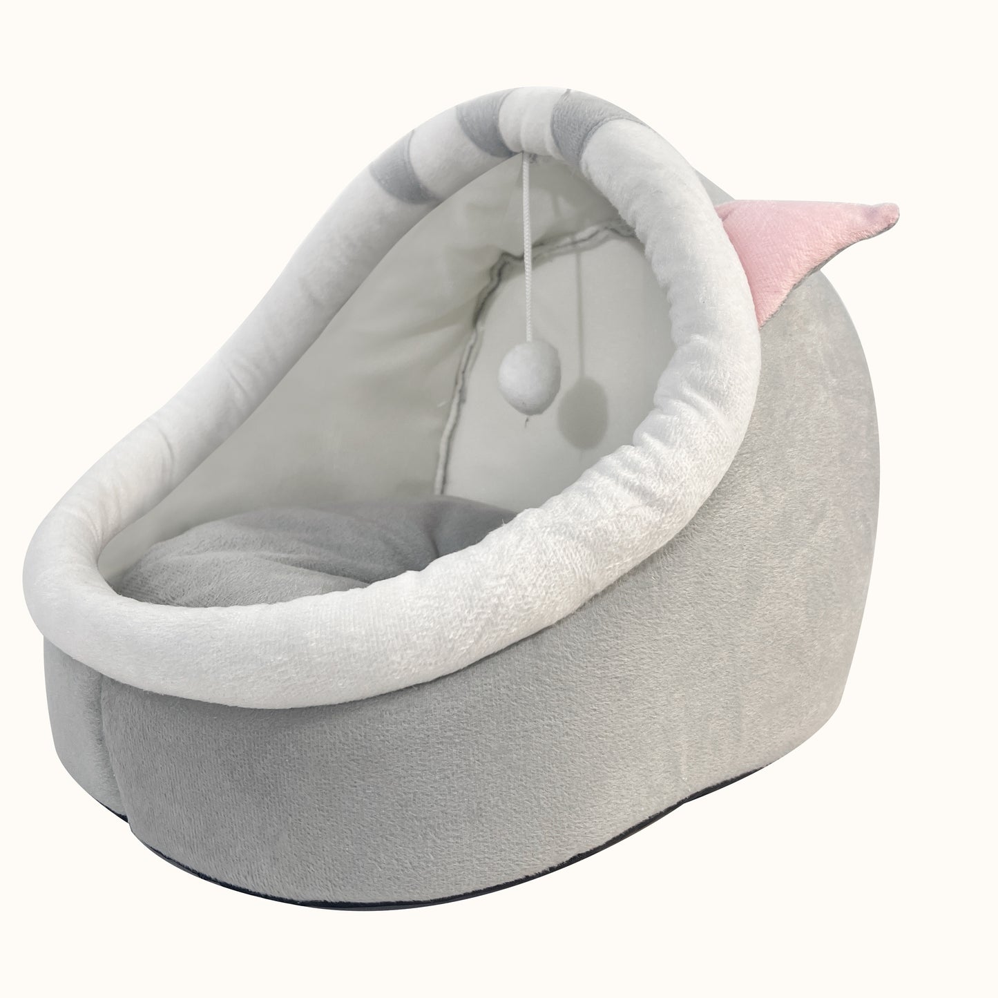 Semi-enclosed And Detachable Cat Bed