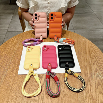 Anti - fall Mobile Phone Case with Hand Strap Rope Suitable for iPhone - HazMarket