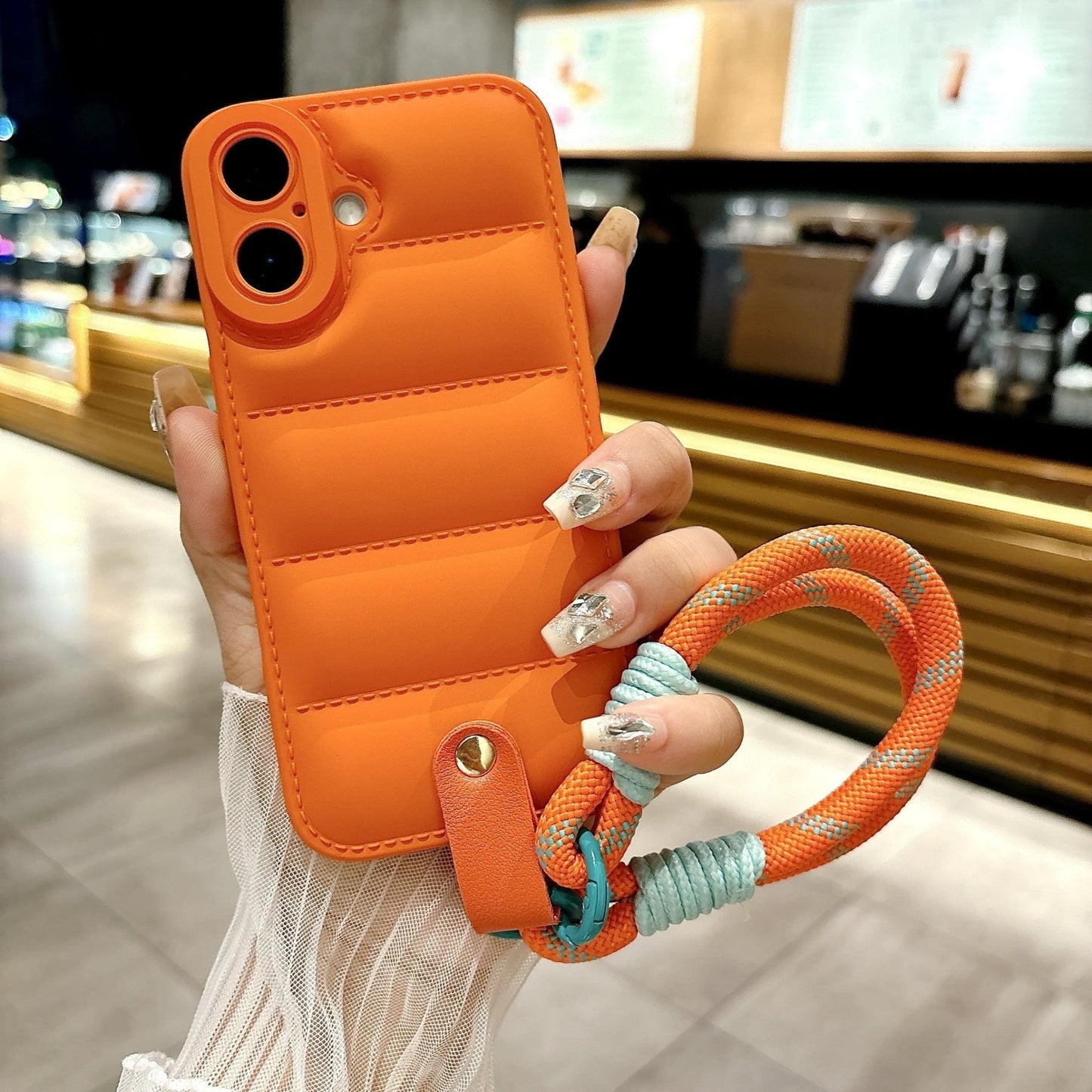 Anti - fall Mobile Phone Case with Hand Strap Rope Suitable for iPhone - HazMarket
