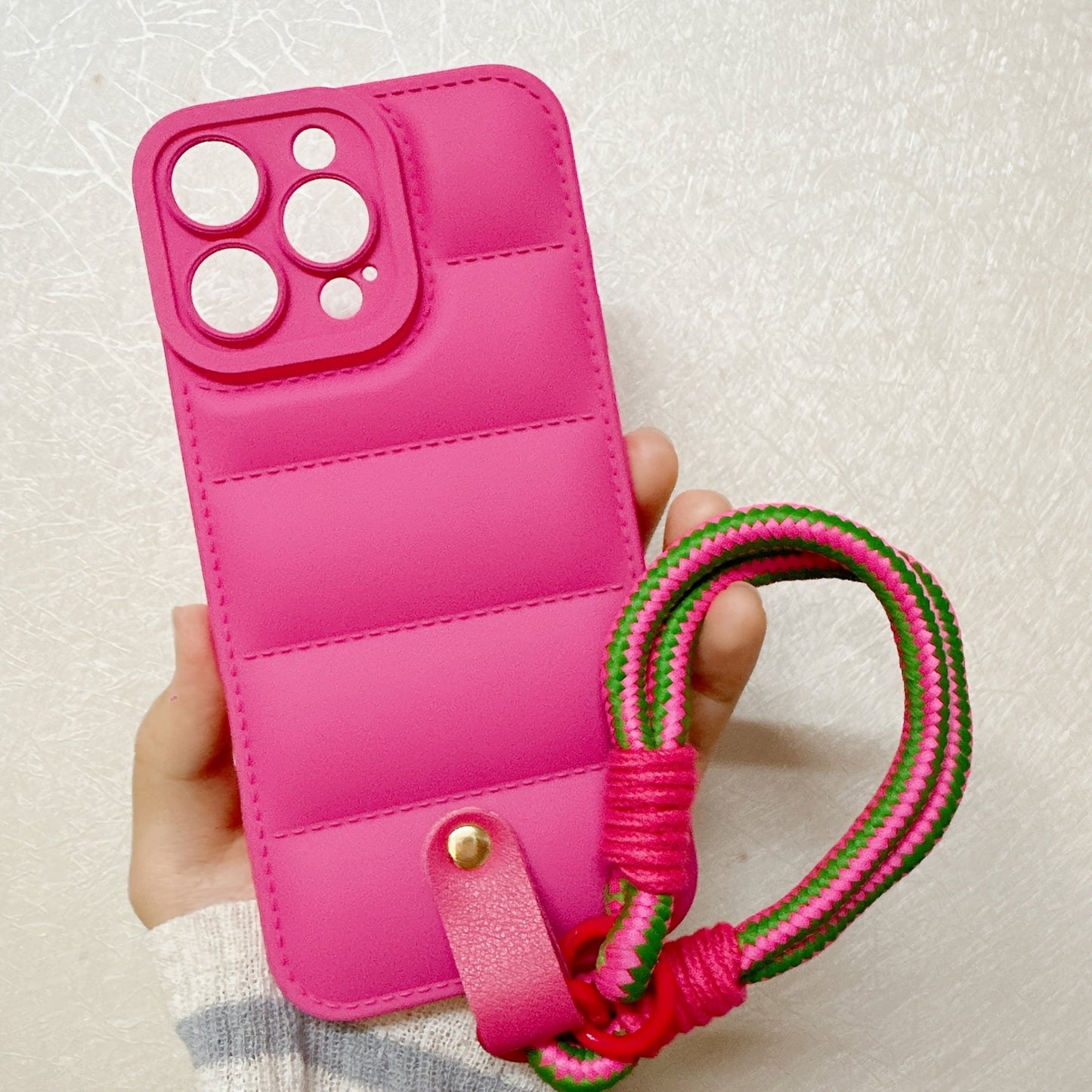 Anti - fall Mobile Phone Case with Hand Strap Rope Suitable for iPhone - HazMarket