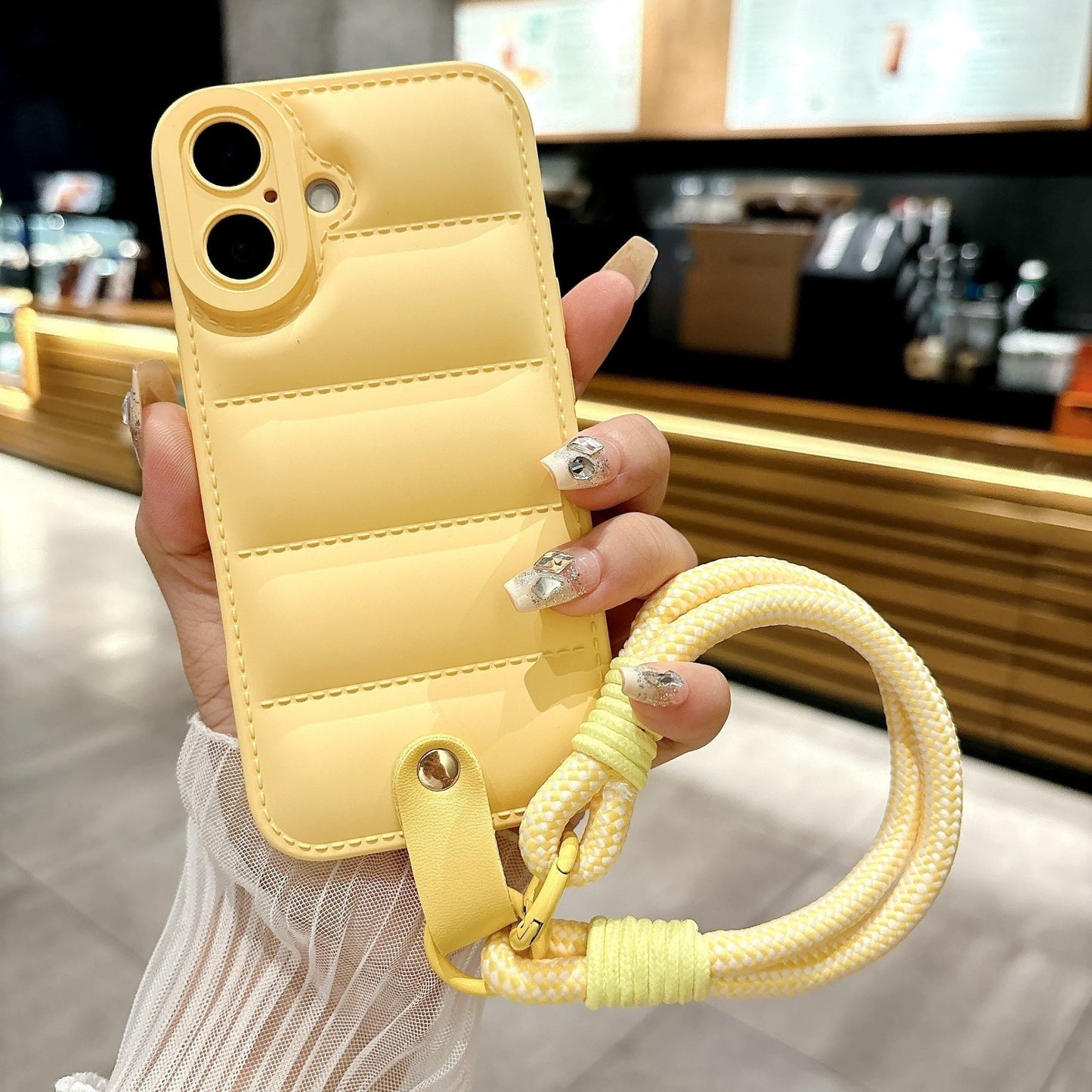 Anti - fall Mobile Phone Case with Hand Strap Rope Suitable for iPhone - HazMarket