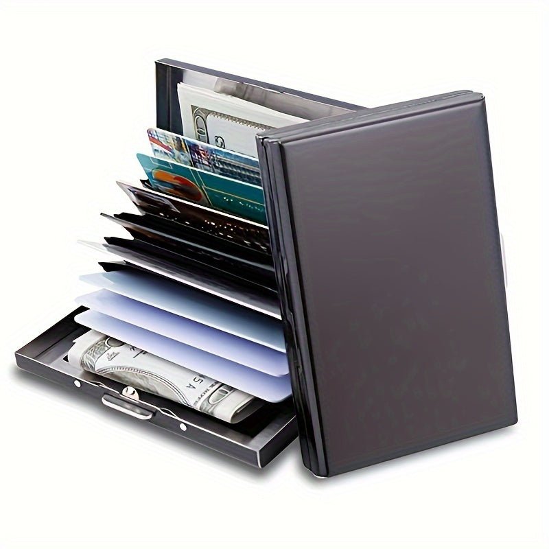 Anti - Theft Stainless Steel Credit Card Wallet - HazMarket