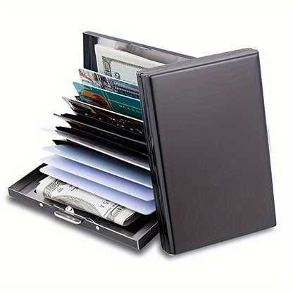 Anti - Theft Stainless Steel Credit Card Wallet - HazMarket