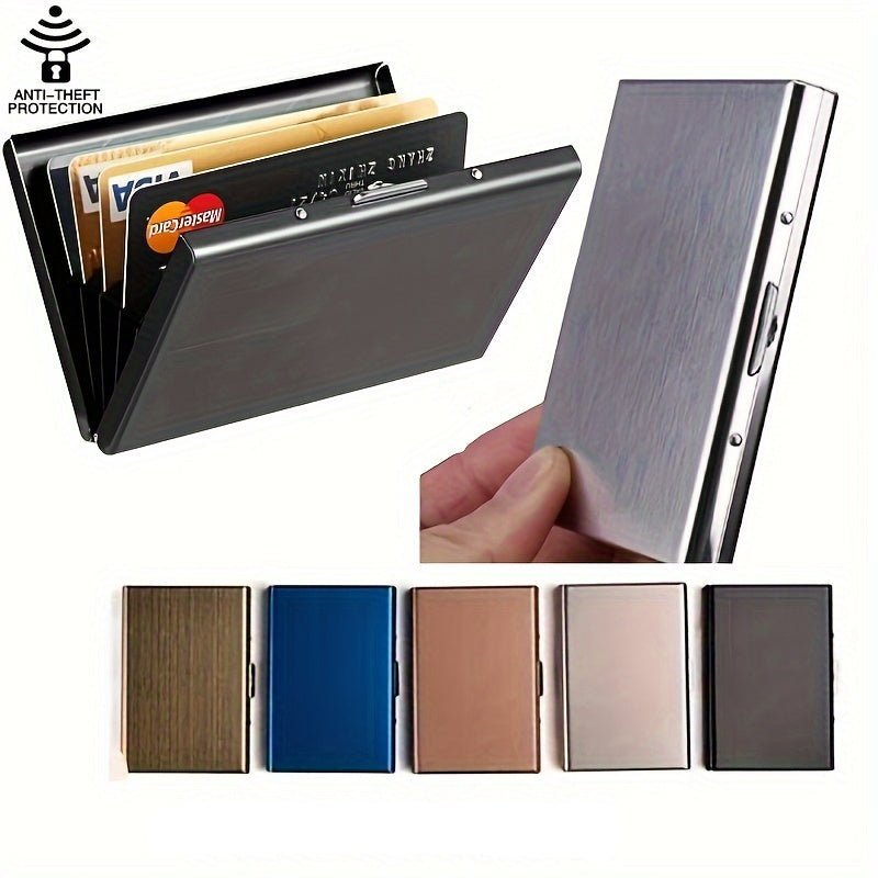 Anti - Theft Stainless Steel Credit Card Wallet - HazMarket