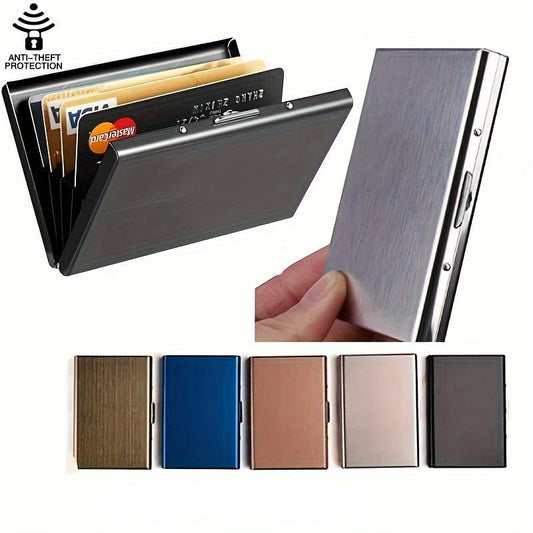 Anti - Theft Stainless Steel Credit Card Wallet - HazMarket