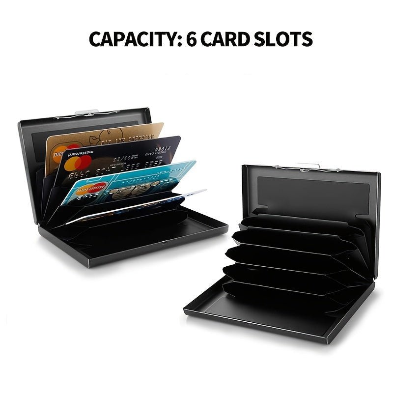 Anti - Theft Stainless Steel Credit Card Wallet - HazMarket