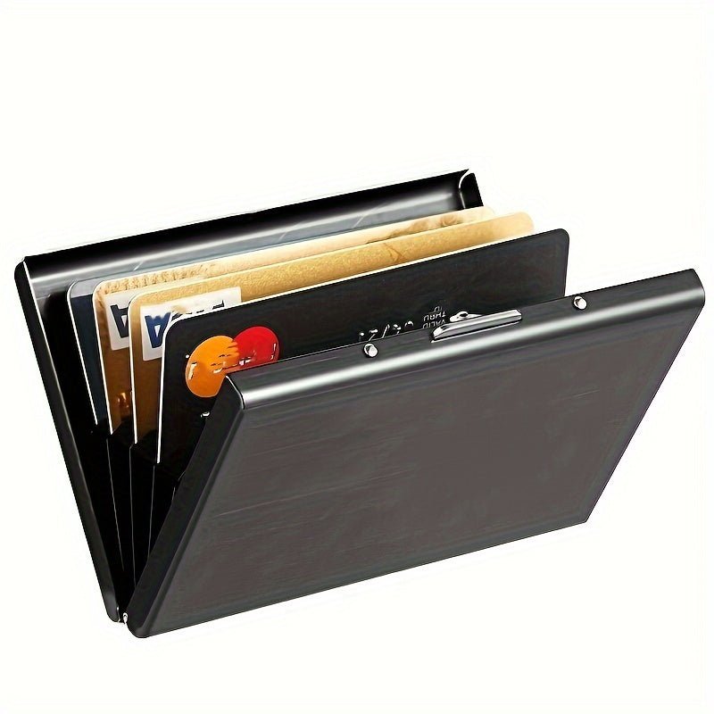 Anti - Theft Stainless Steel Credit Card Wallet - HazMarket