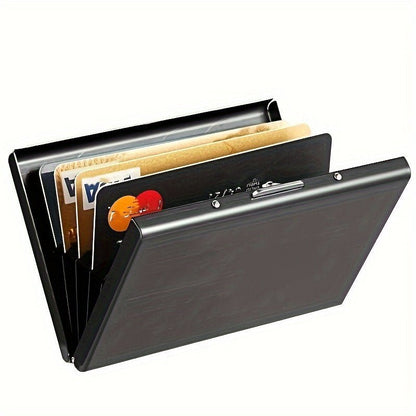 Anti - Theft Stainless Steel Credit Card Wallet - HazMarket