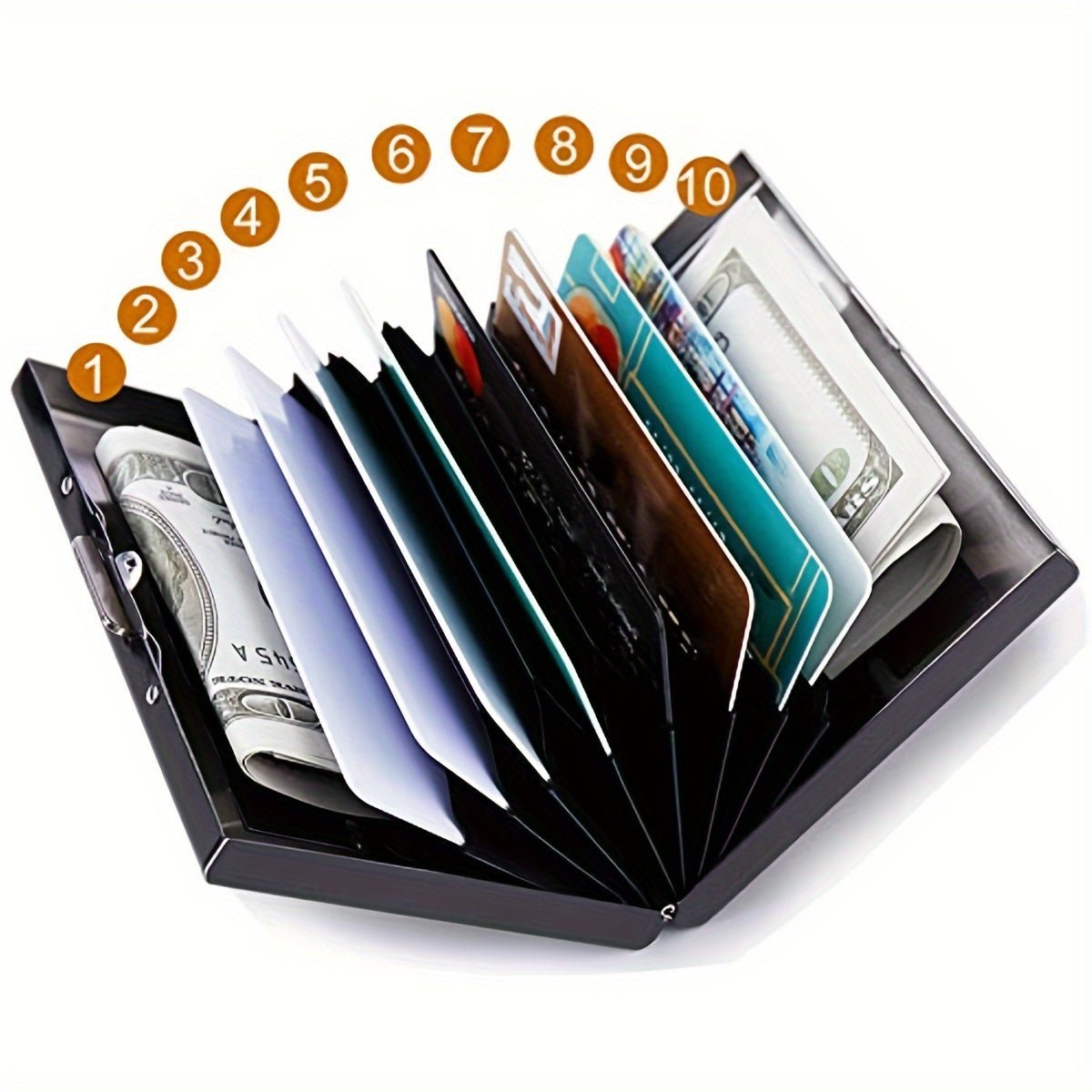 Anti - Theft Stainless Steel Credit Card Wallet - HazMarket