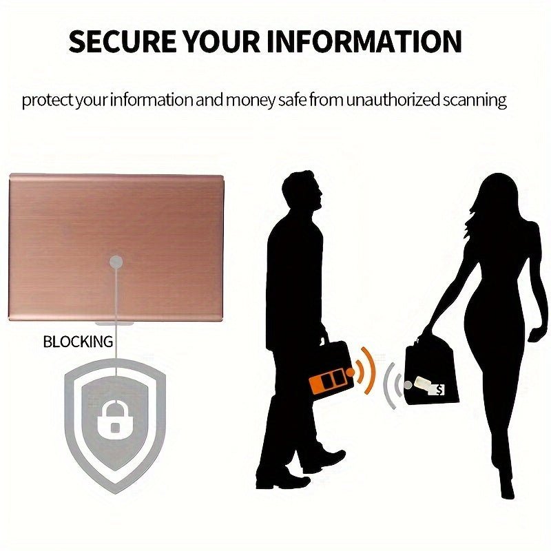 Anti - Theft Stainless Steel Credit Card Wallet - HazMarket