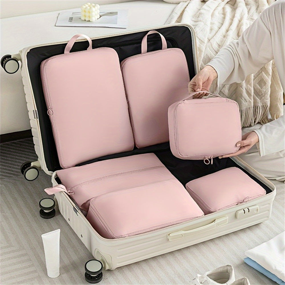 6pcs Compression Packing Travel Storage Bags Set