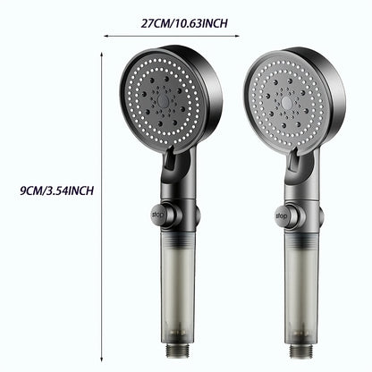5-Mode Adjustable Shower Head with Filter