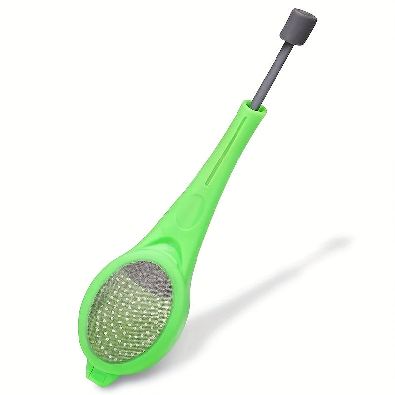Reusable Tea & Coffee Filter with Built-in Measuring Scoop & Stirrer