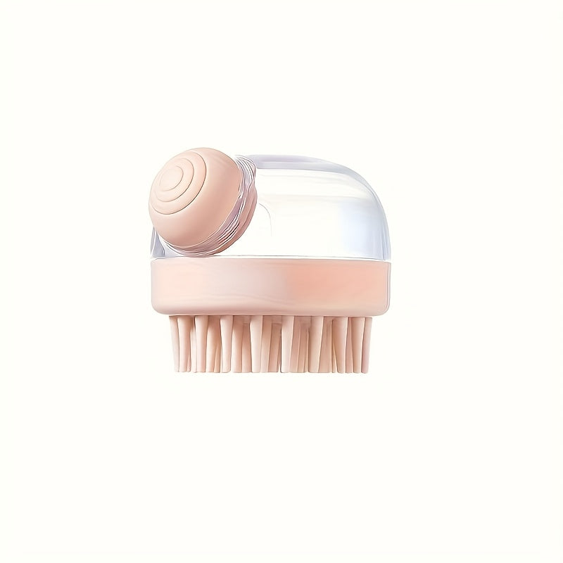 Multifunctional Shampoo Brush with a Liquid Dispenser